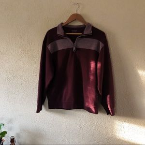 Burgundy Quarter Zip